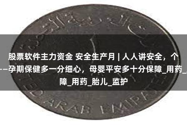 股票软件主力资金 安全生产月 | 人人讲安全，个个会应急——孕期保健多一分细心，母婴平安多十分保障_用药_胎儿_监护