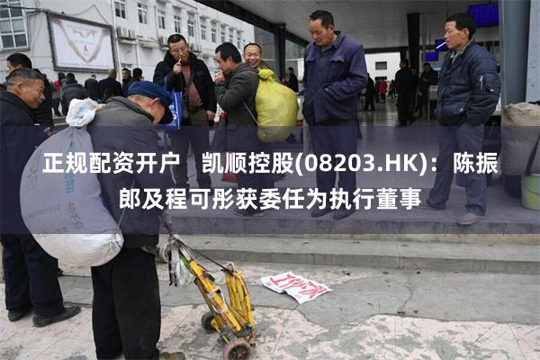 正规配资开户   凯顺控股(08203.HK)：陈振郎及程可彤获委任为执行董事