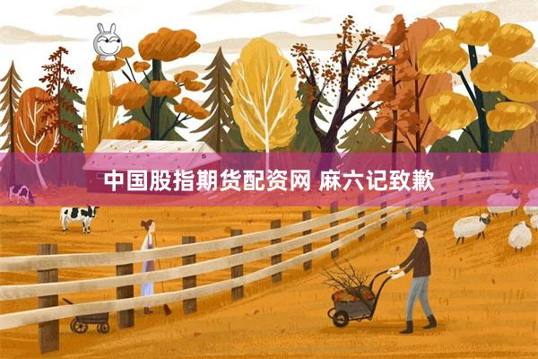 中国股指期货配资网 麻六记致歉