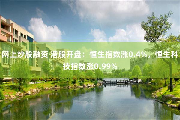 网上炒股融资 港股开盘：恒生指数涨0.4%，恒生科技指数涨0.99%